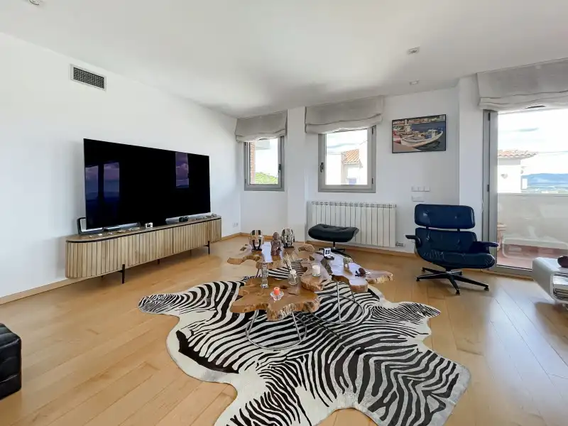 Sala d'estar de Pis en venda en Figueres amb Aire condicionat, Calefacció i Terrassa