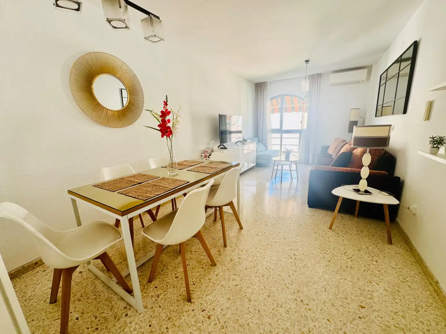 Esszimmer von Wohnung zur Miete in Málaga mit Klimaanlage und Möbliert