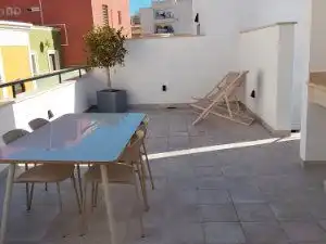 Terrace of Flat for rent in Almería  with Air Conditioner, Heating and Terrace
