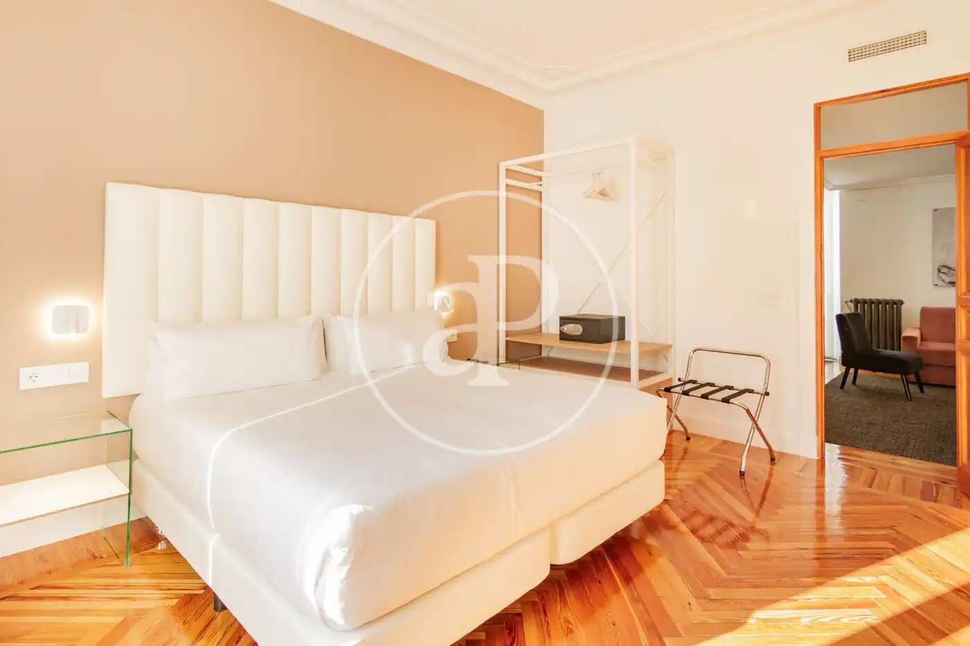 Bedroom of Attic for rent in Madrid  with Air Conditioner, Heating and Terrace