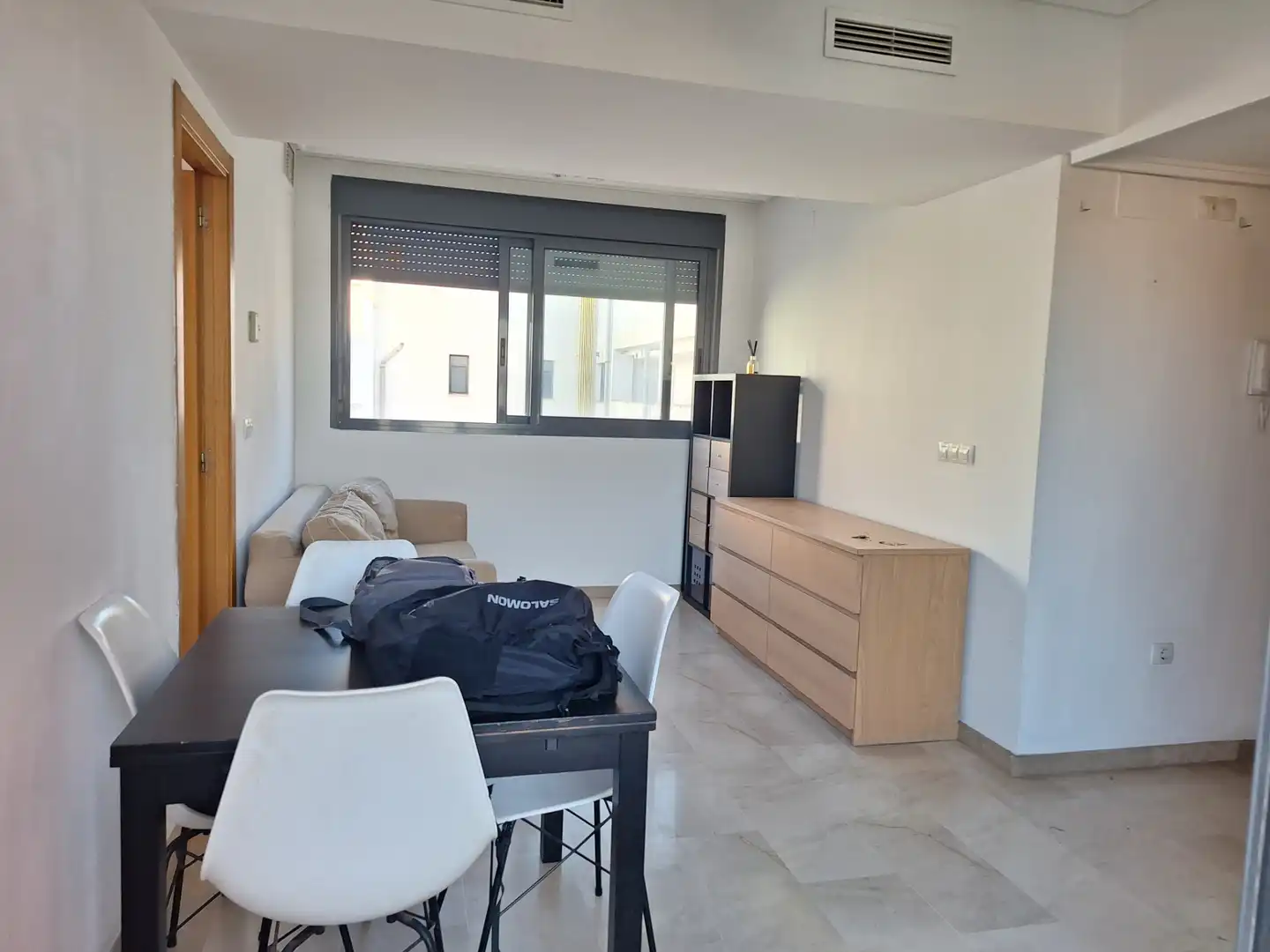 Wohnzimmer von Dachboden zur Miete in Valencia mit Klimaanlage, Heizung und Terrasse