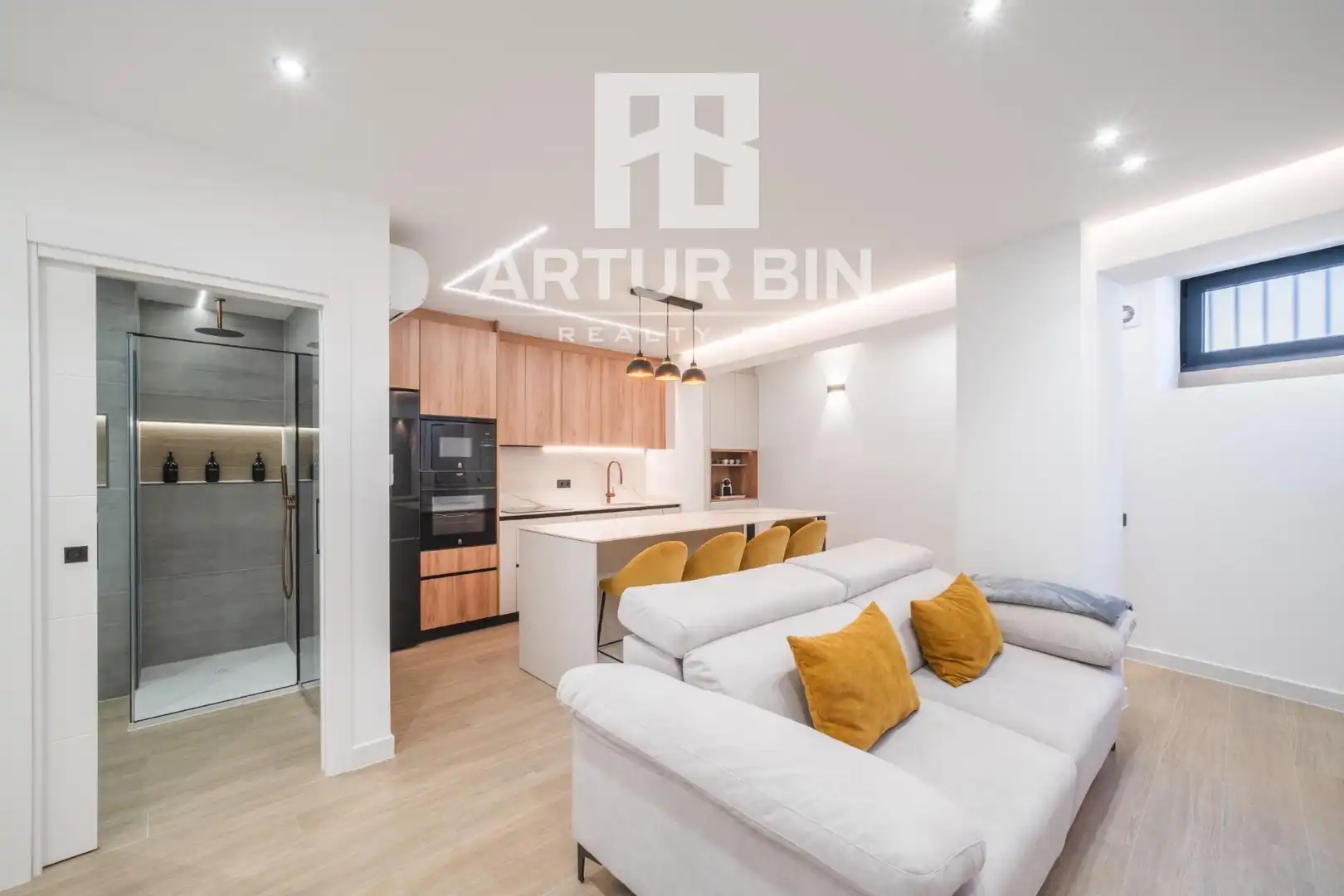 Wohnzimmer von Wohnung zur Miete in Cullera mit Heizung, Terrasse und Balkon