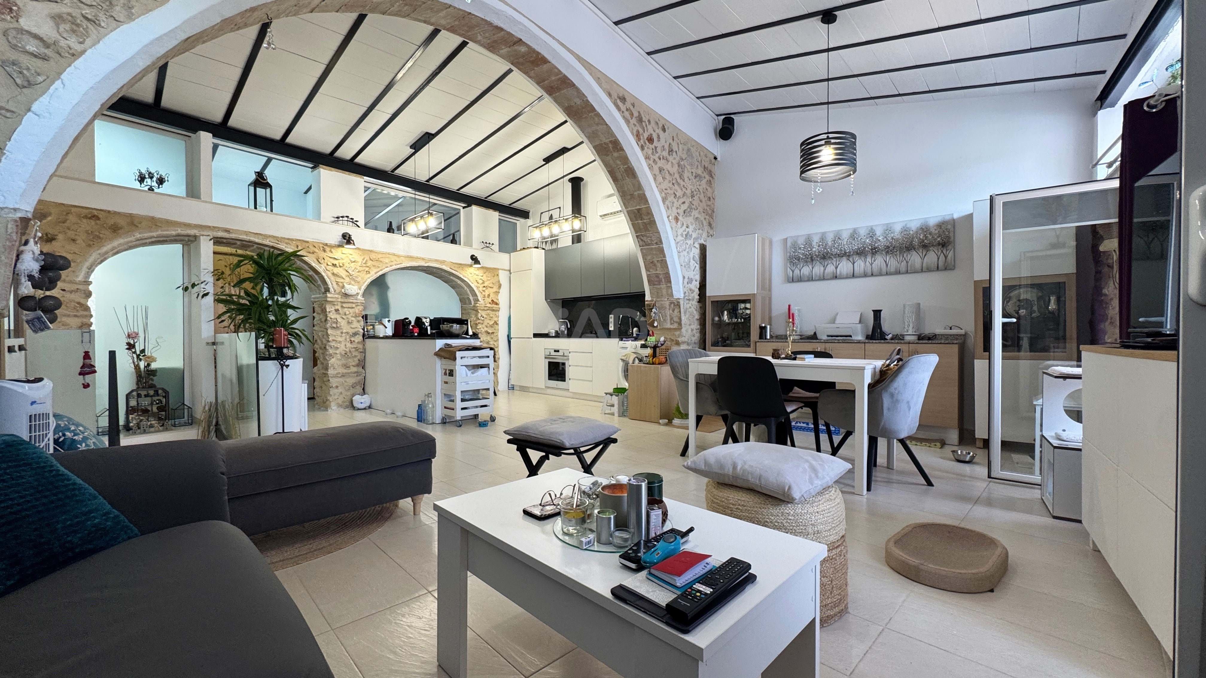 Wohnzimmer von Wohnung zum verkauf in Almiserà mit Klimaanlage und Terrasse