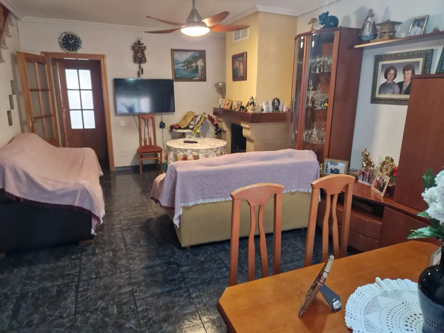 Living room of Detached homes for sale in Murcia  with Air Conditioner, Heating and Terrace