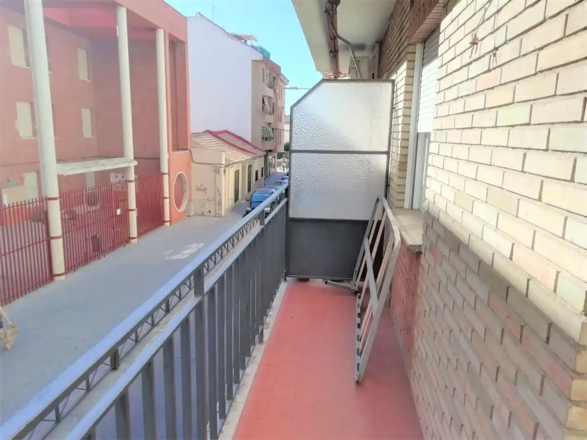 Terraza de Piso de alquiler en Ciudad Real con Calefacción y Terraza