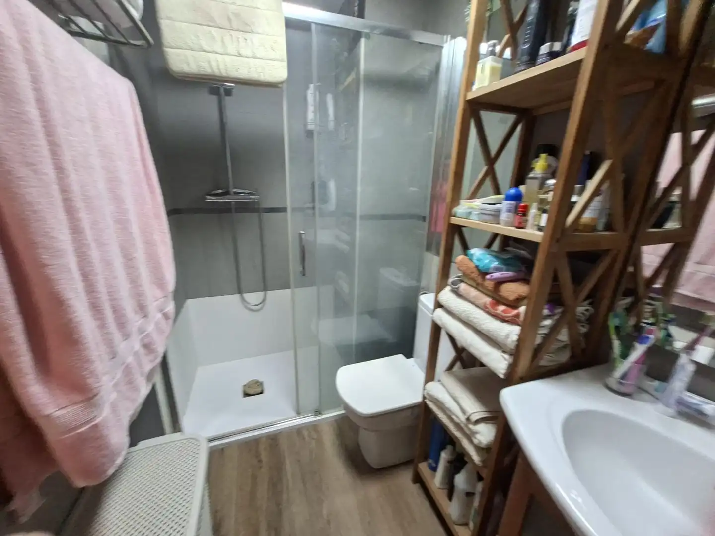 Badezimmer von Wohnung zum Verkauf in Nules mit Klimaanlage, Parkett und Terrasse