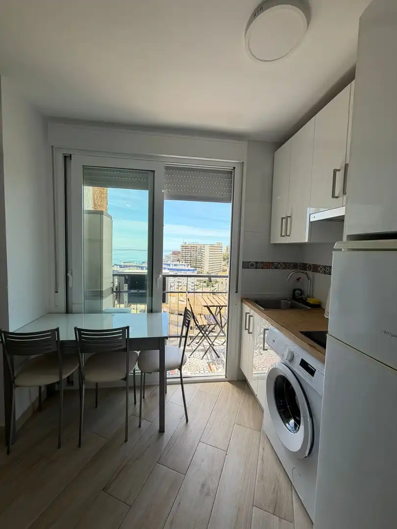 Kitchen of Study for rent in Benalmádena  with Air Conditioner, Heating and Furnished