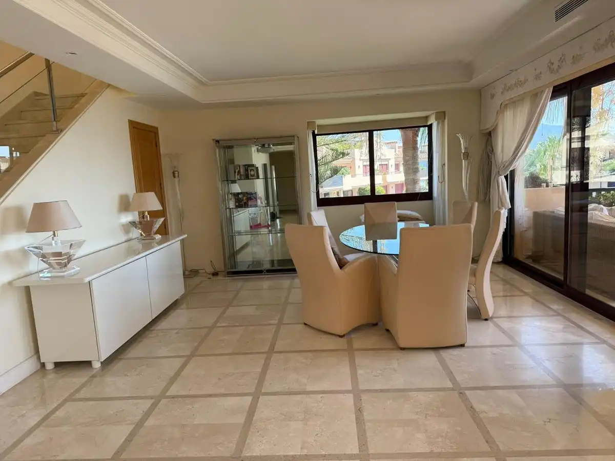 Esszimmer von Maisonette zur Miete in Estepona mit Terrasse, Schwimmbad und Gemeinschaftspool