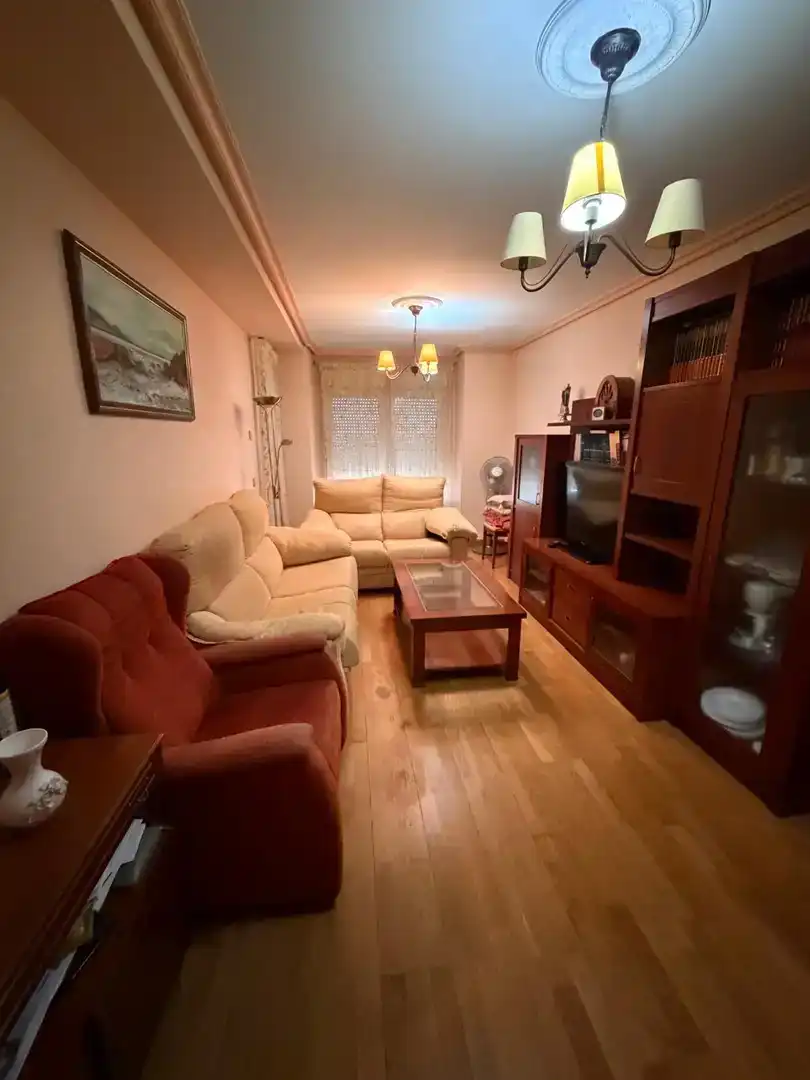 Sala de estar de Piso en venta en Sesma con Parquet, Trastero y Amueblado