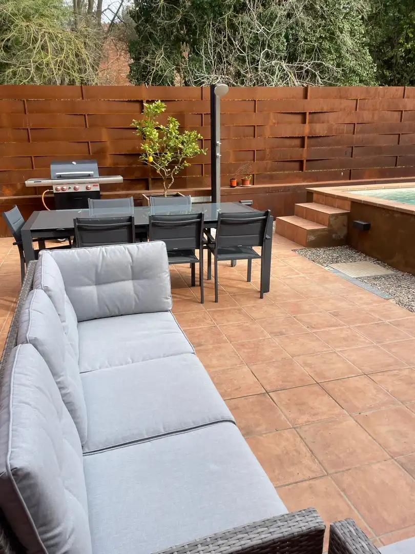Terraza de Finca rústica en venta en Forallac con Aire acondicionado, Calefacción y Jardín privado