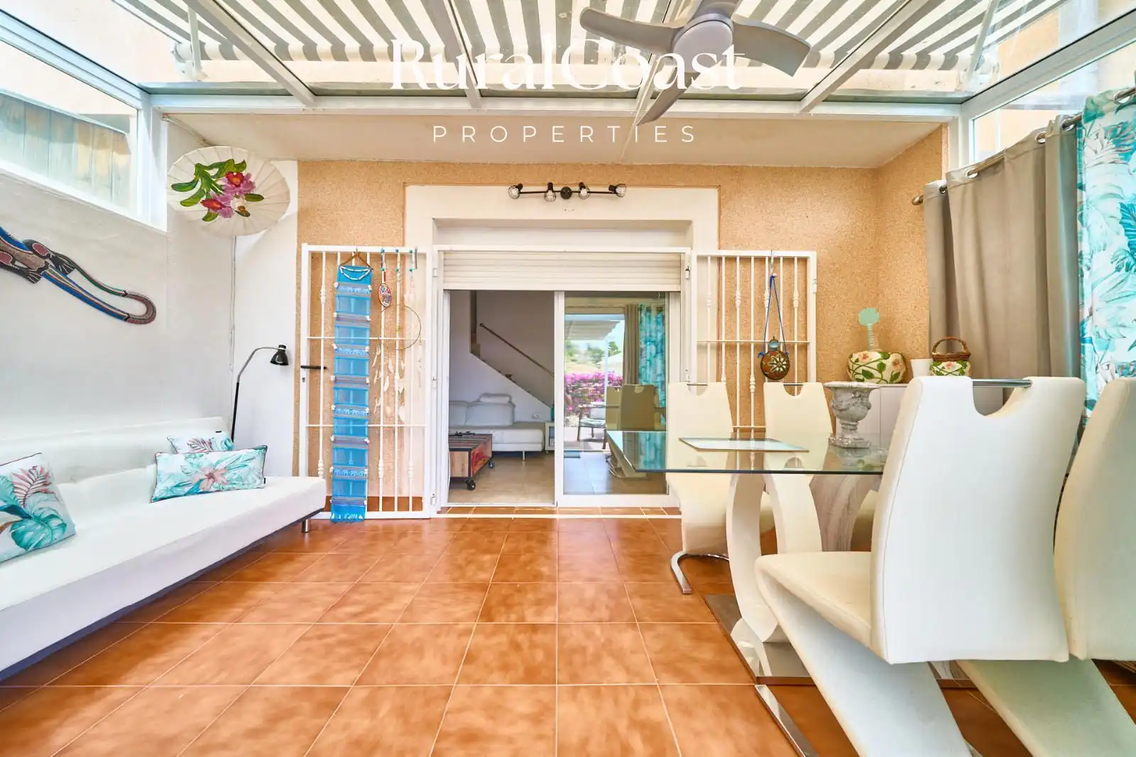 Terraza de Casa adosada en venta en Aigües con Aire acondicionado, Calefacción y Jardín privado