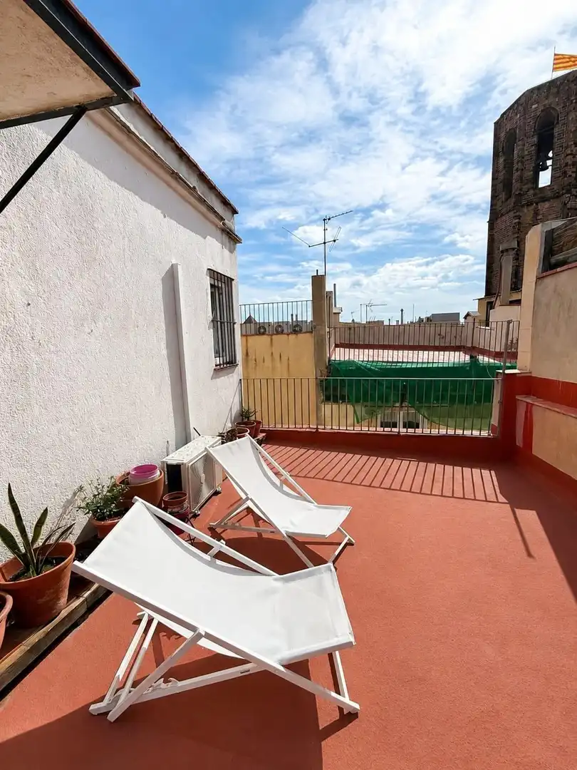Terrasse von Dachboden zum Verkauf in Barcelona mit Klimaanlage, Heizung und Terrasse