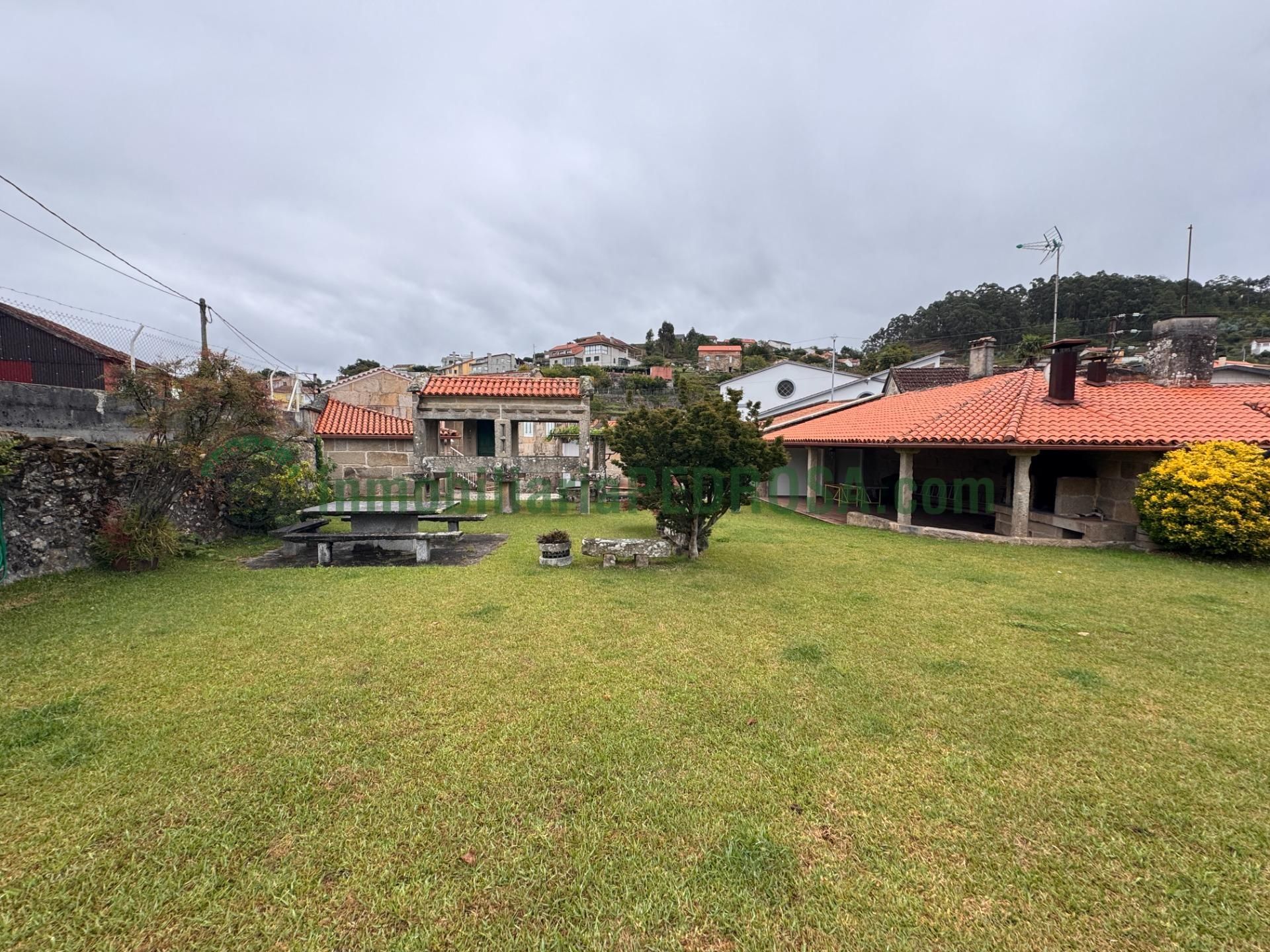 Vista exterior de Finca rústica en venta en Marín con Jardín privado