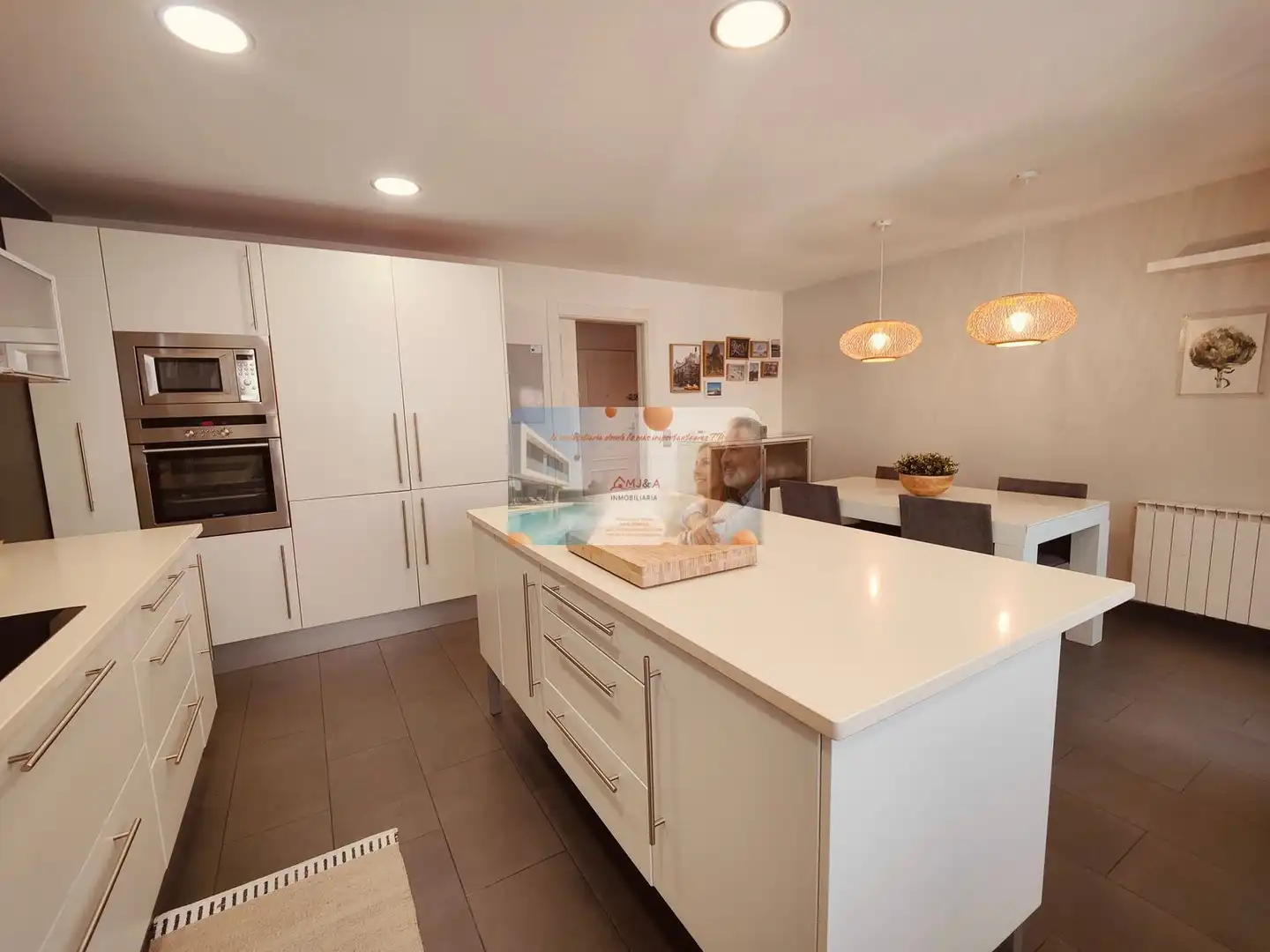 Cocina de Dúplex de alquiler en Castellón de la Plana / Castelló de la Plana con Aire acondicionado, Calefacción y Parquet