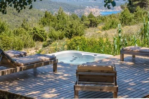 Terrace of House or chalet to rent in Sant Josep de sa Talaia  with Private garden, Terrace and Jacuzzi