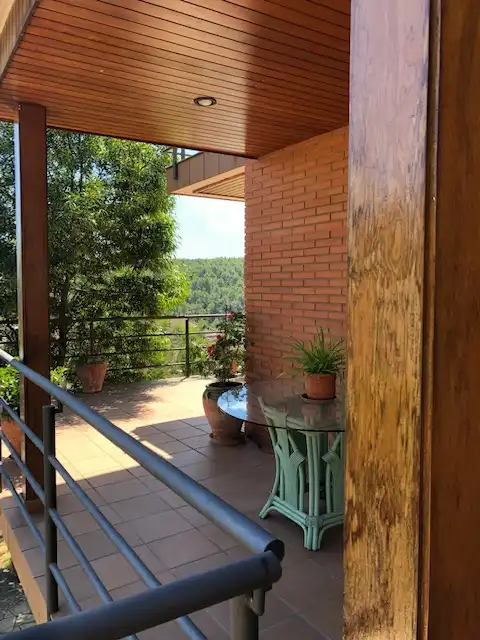 Terrassa de Casa o xalet en venda en La Palma de Cervelló amb Aire condicionat, Calefacció i Jardí privat