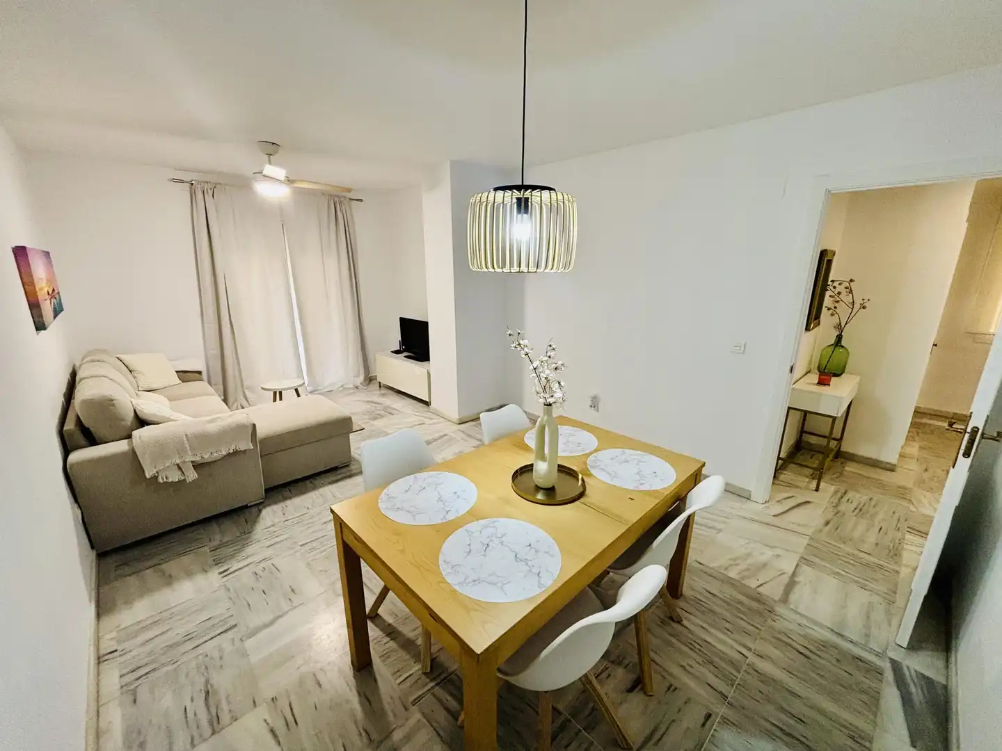 Comedor de Apartamento en venta en Málaga con Alarma