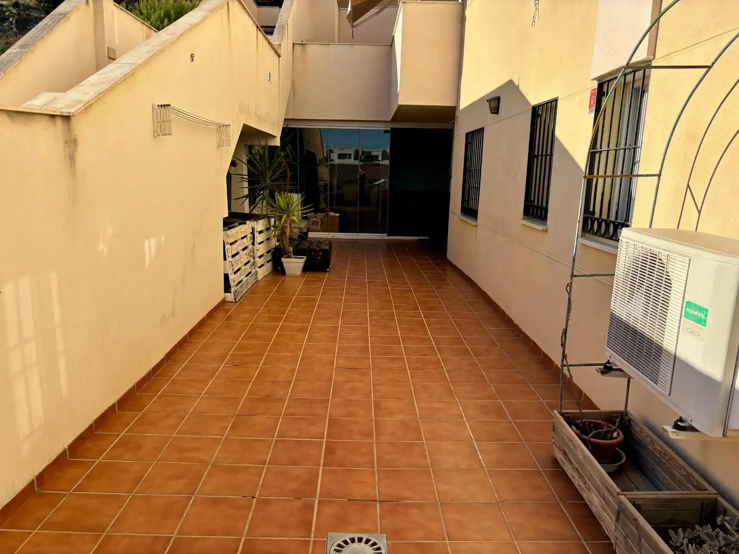 Terrace of Flat for sale in Benalmádena  with Air Conditioner, Private garden and Terrace