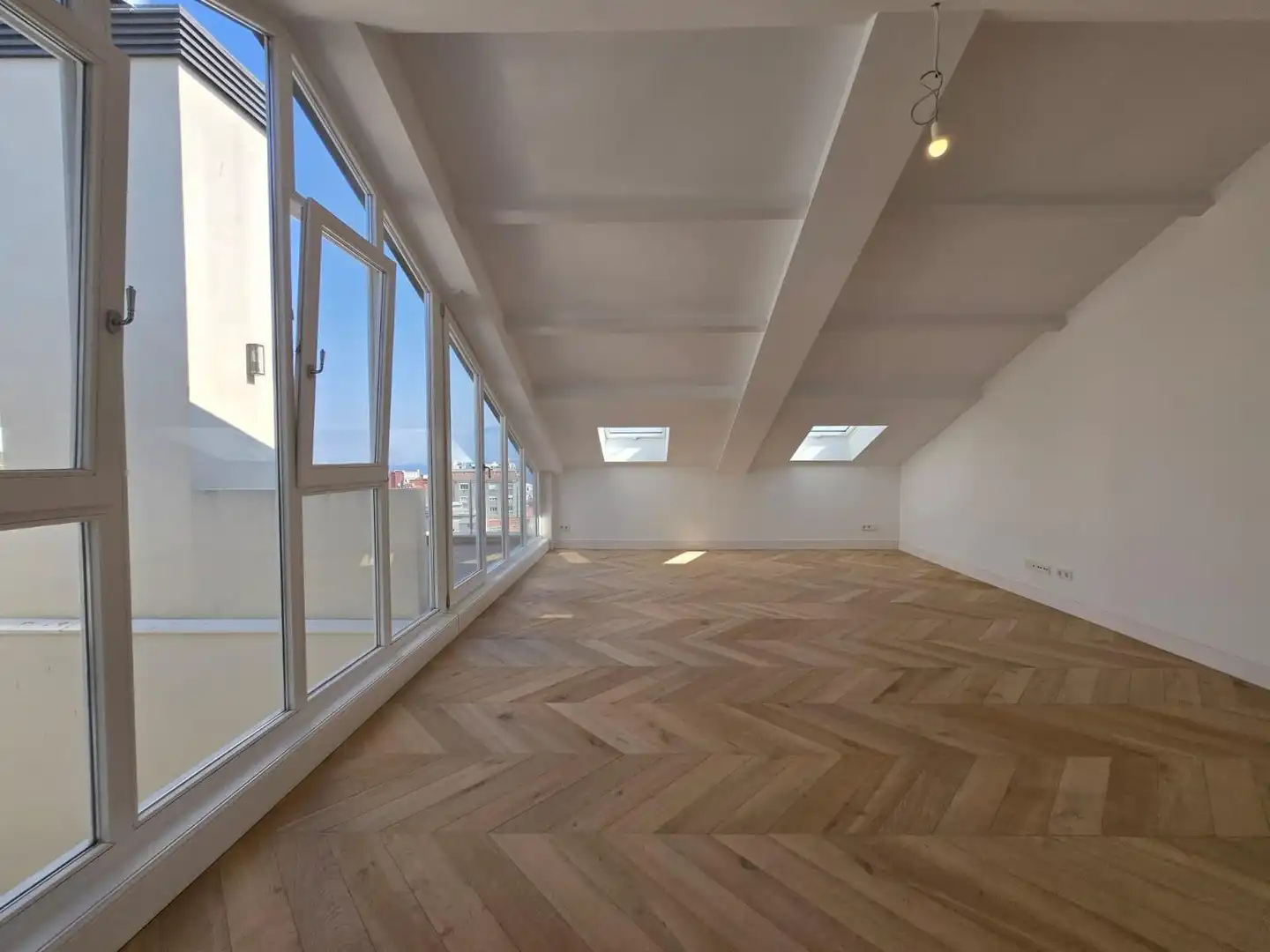 Sala de estar de Ático en venta en Vigo  con Calefacción y Terraza