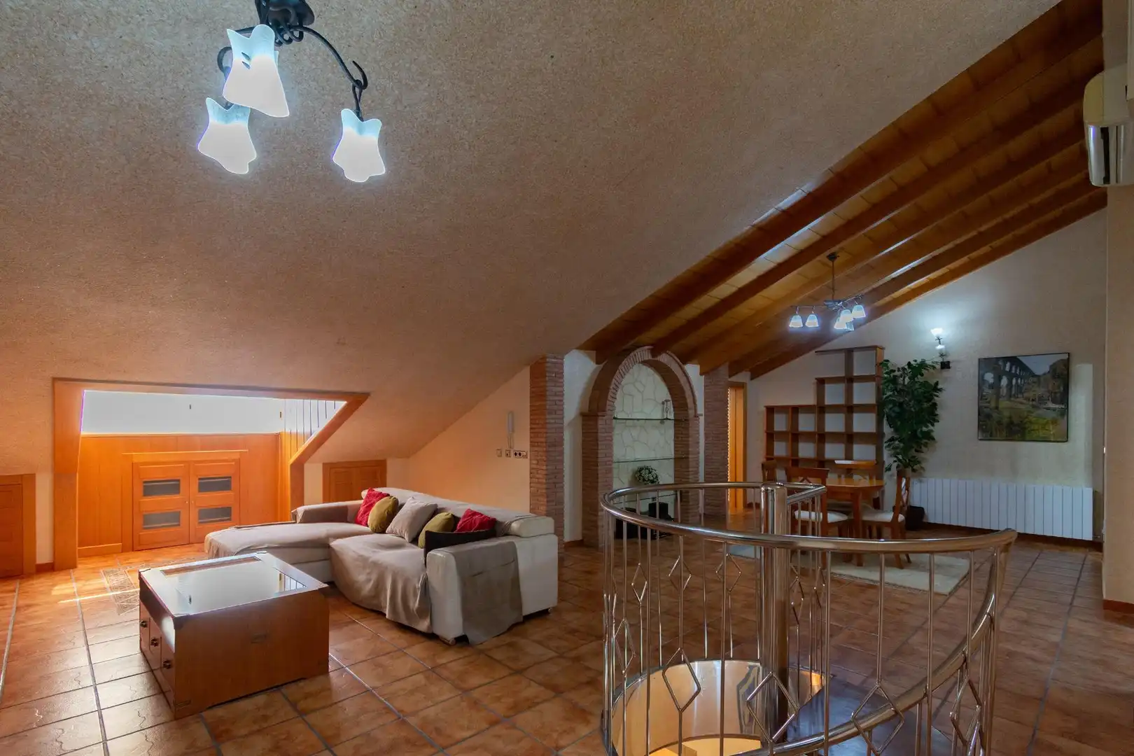Sala de estar de Casa o chalet en venta en Fuente Álamo de Murcia con Aire acondicionado, Calefacción y Parquet