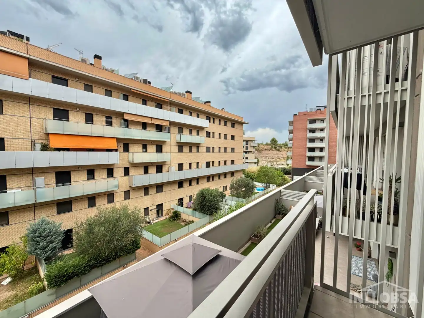 Balcony of Flat for rent in Manresa  with Air Conditioner, Heating and Parquet flooring