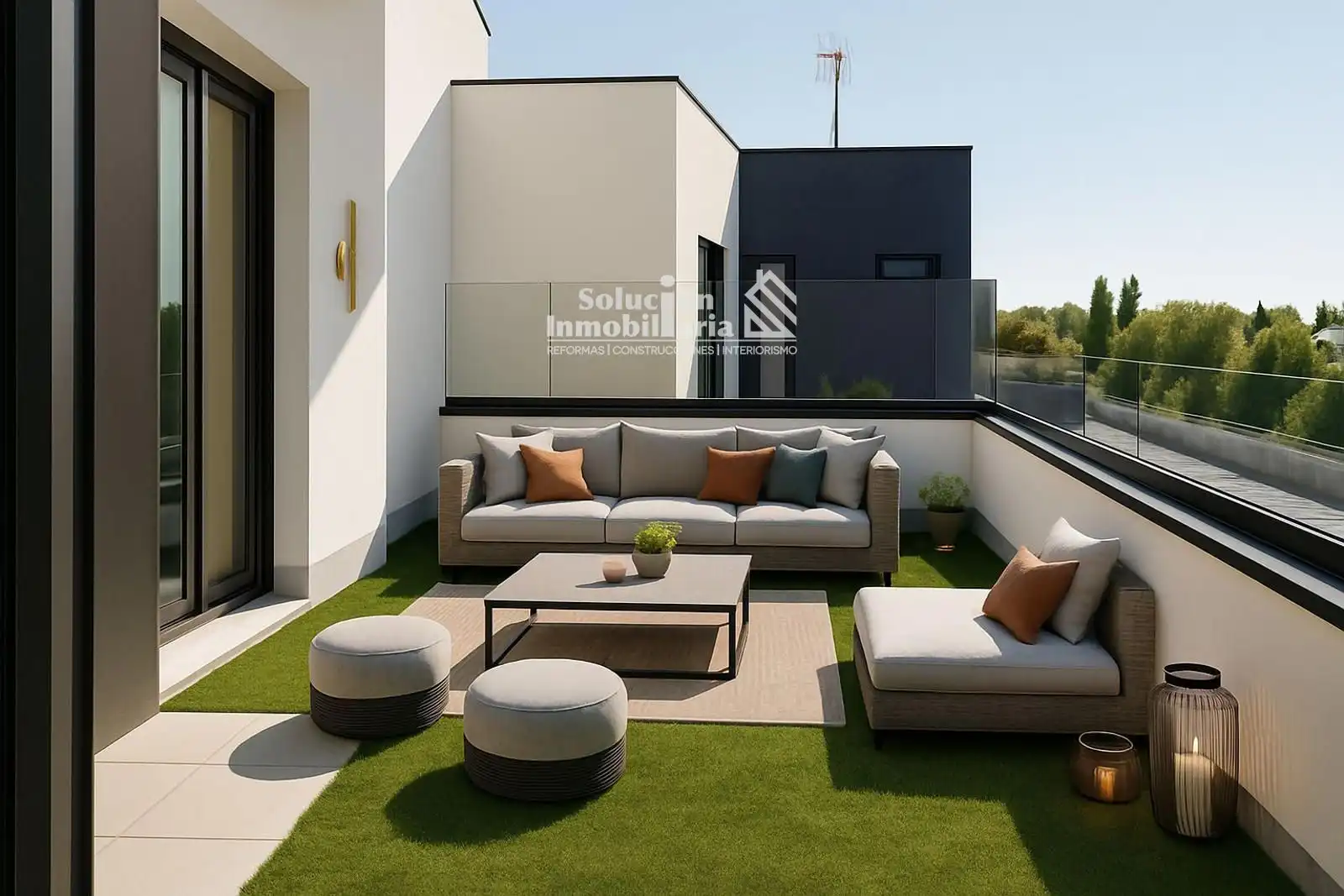 Terrace of Detached homes for sale in Carbajosa de la Sagrada  with Heating, Terrace and Storage room