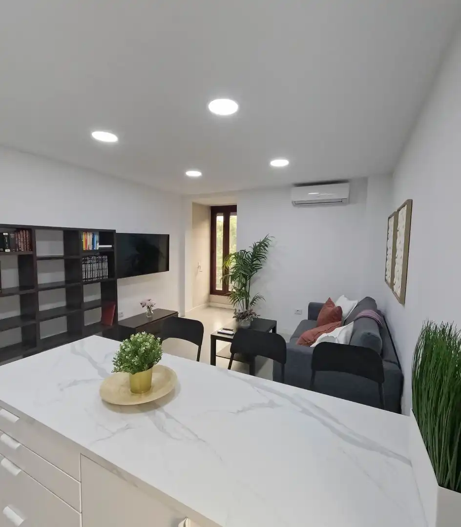 Sala de estar de Piso en venta en Santa Cruz de Tenerife con Aire acondicionado, Trastero y Amueblado