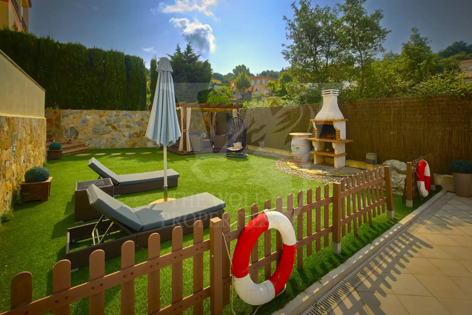 Garden of Houses for rent in Aiguaviva Parc
