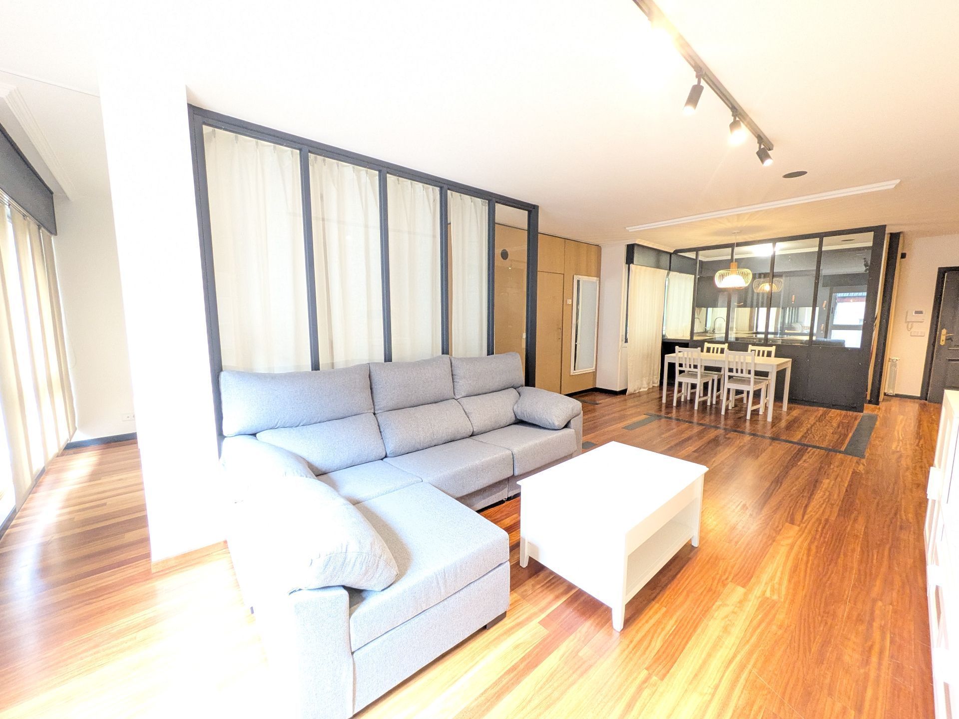 Living room of Flat to rent in Carballo  with Heating, Storage room and Furnished