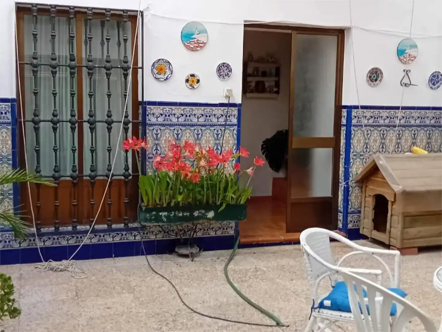 Jardí de Casa adosada en venda en Bujalance amb Aire condicionat, Piscina i Balcó