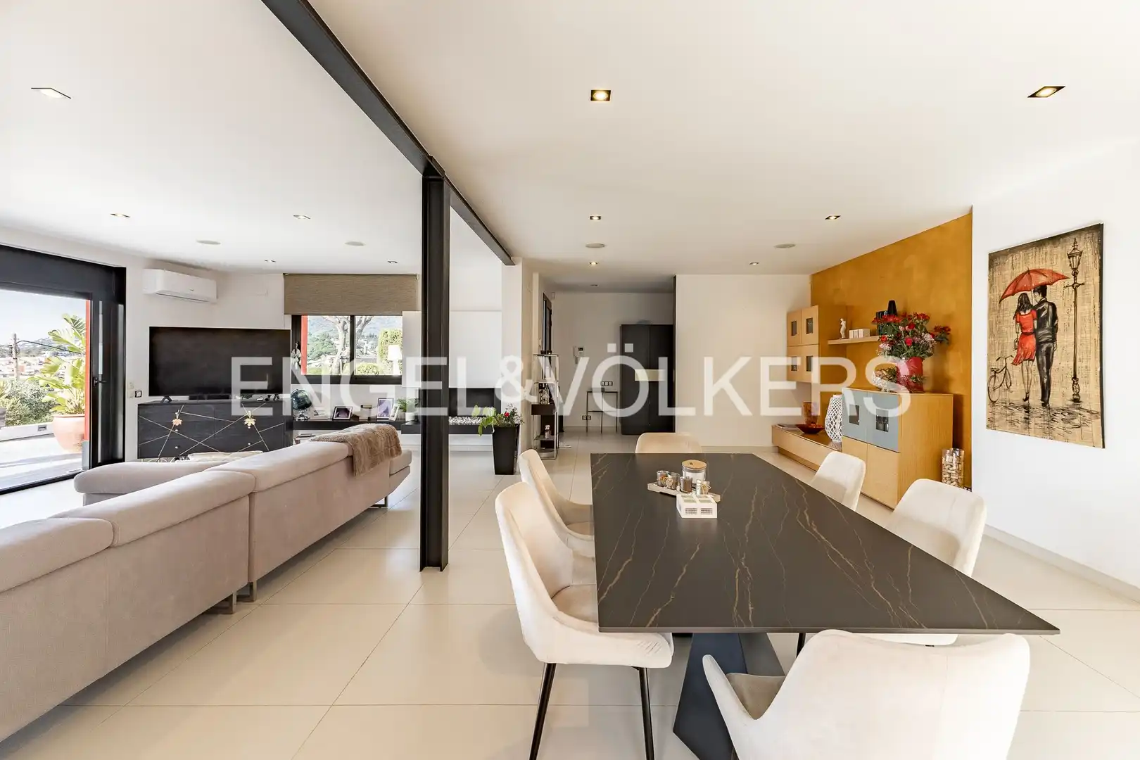Living room of Houses for rent in Cabrils  with Air Conditioner, Heating and Private garden