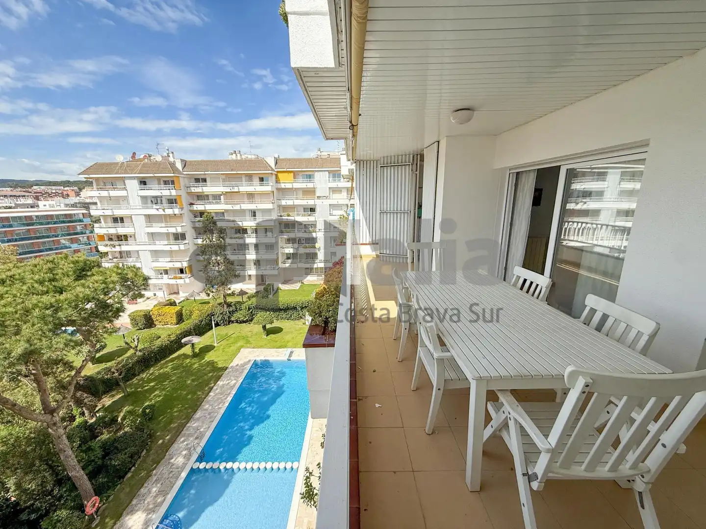 Vista exterior de Piso en venta en Lloret de Mar con Calefacción, Jardín privado y Terraza