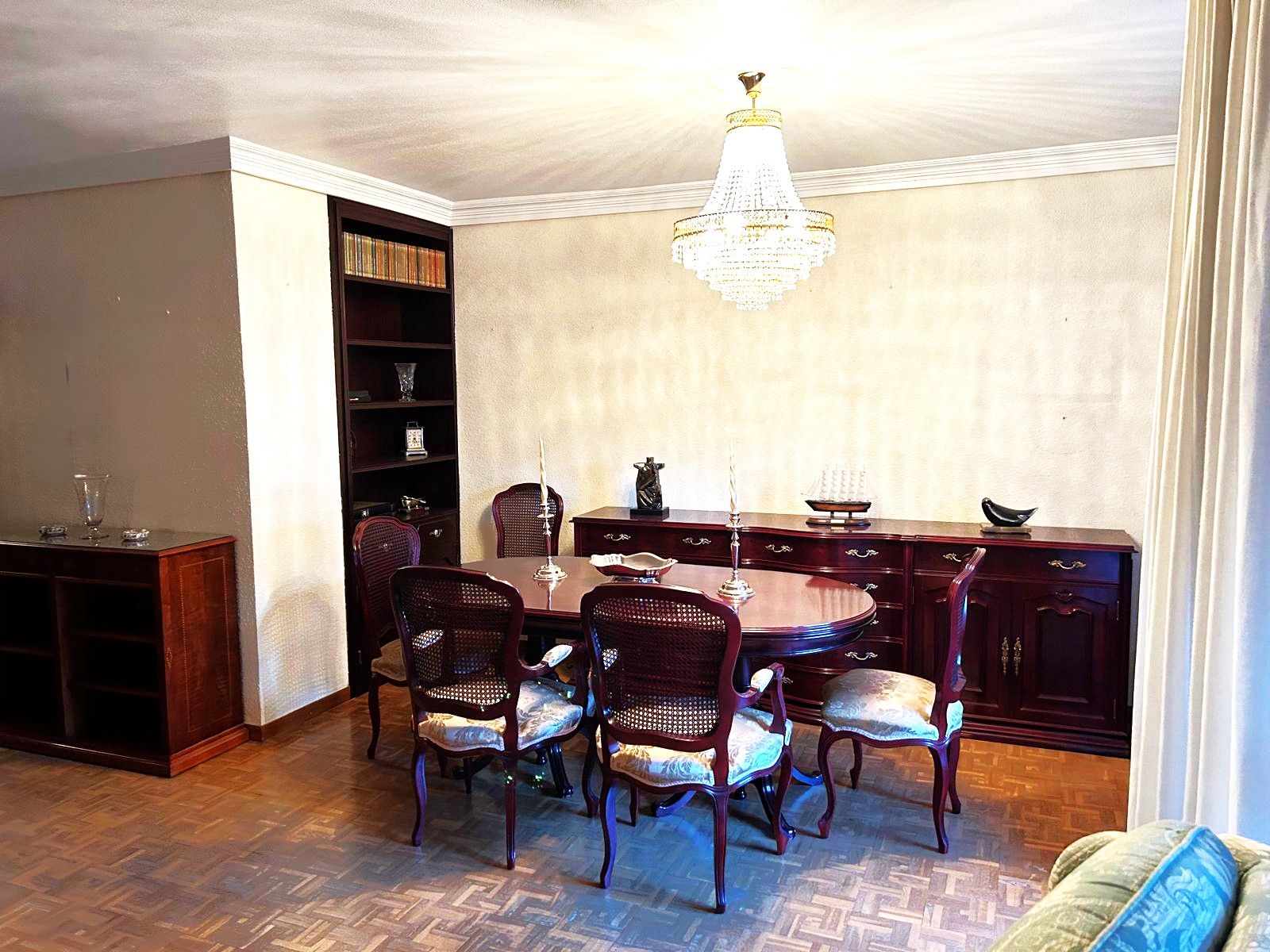 Dining room of Flat for sale in  Murcia Capital  with Heating, Storage room and Furnished