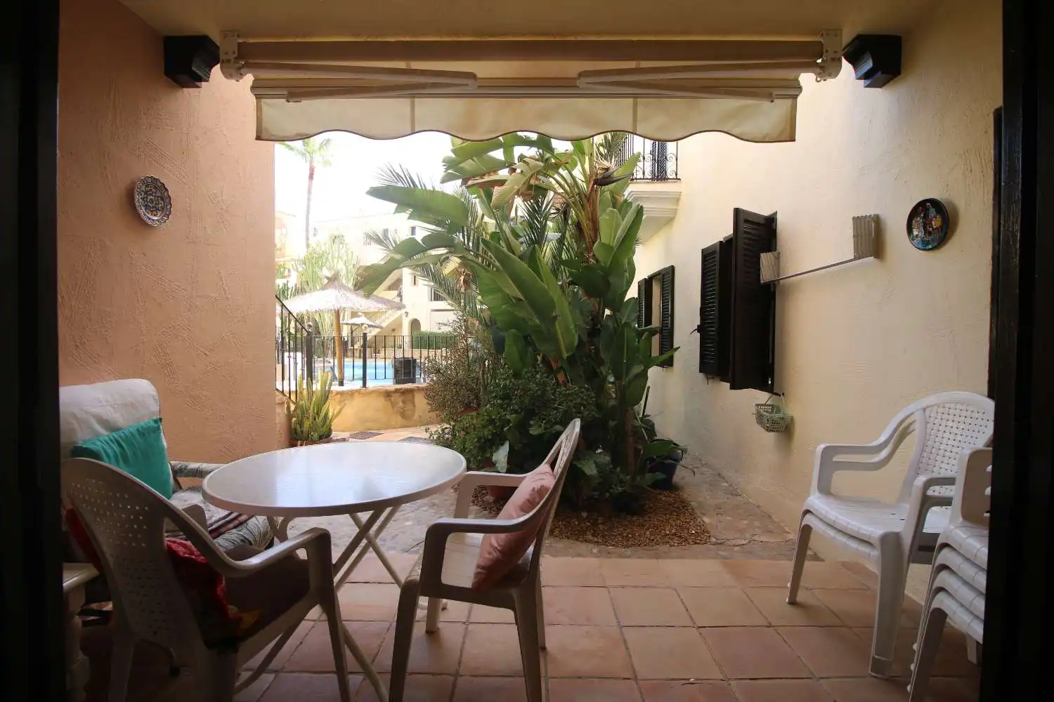 Terrassa de Apartament en venda en Cuevas del Almanzora amb Terrassa, Piscina i Moblat