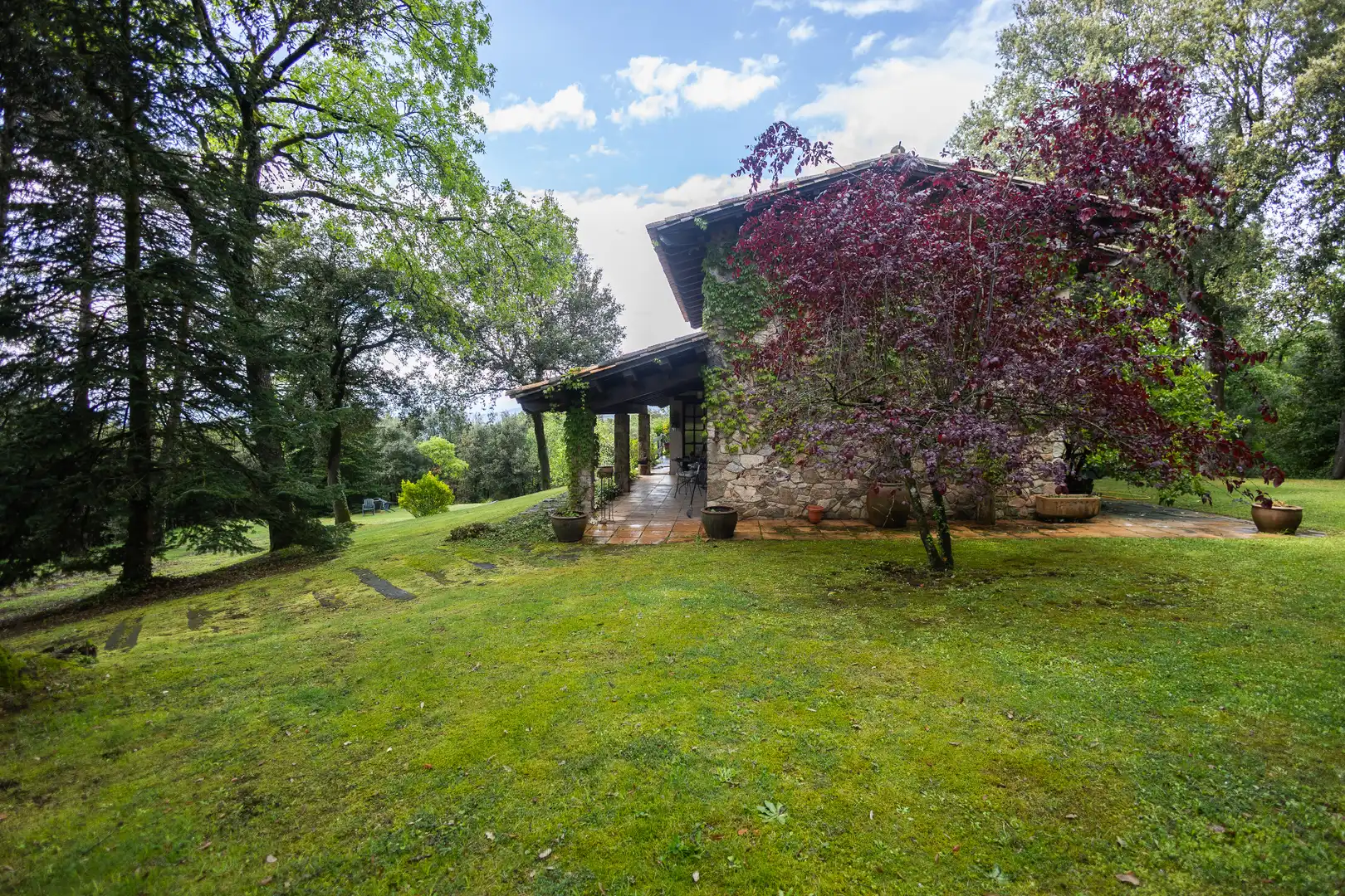 Garten von Country house zum Verkauf in L'Esquirol mit Heizung, Privatgarten und Terrasse