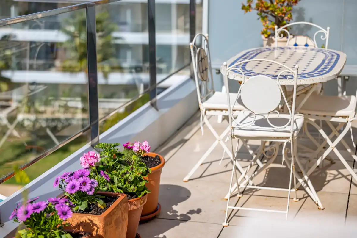 Terrasse von Dachboden zum Verkauf in Dénia mit Klimaanlage, Heizung und Terrasse