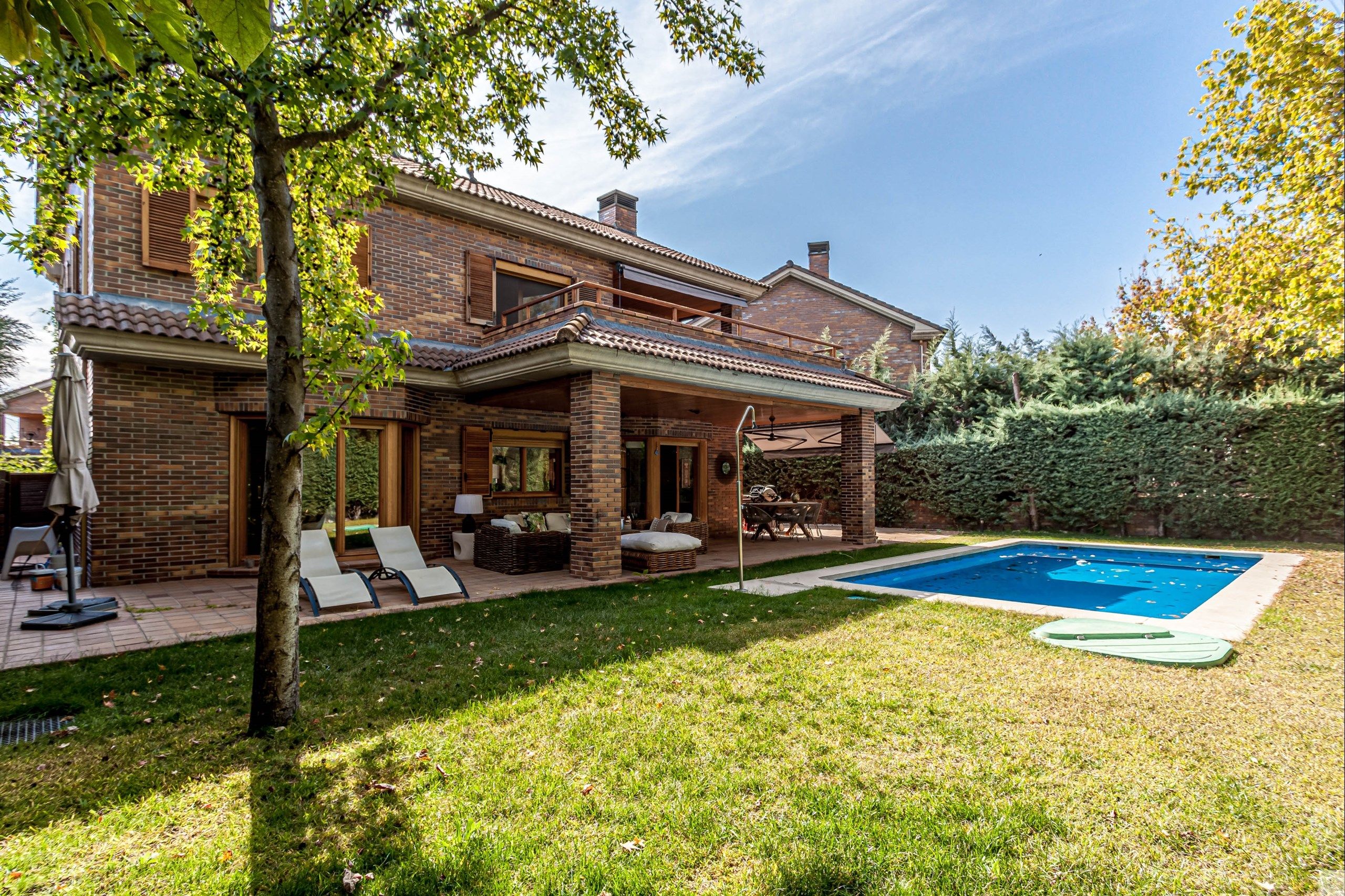 Garden of House or chalet for sale in Las Rozas de Madrid  with Air Conditioner, Heating and Terrace