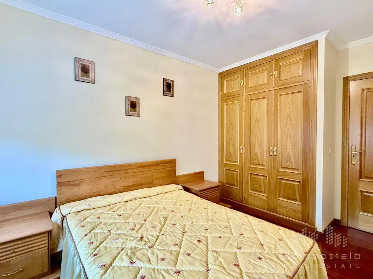 Schlafzimmer von Wohnung zur Miete in Vilagarcía de Arousa mit Heizung, Parkett und Terrasse