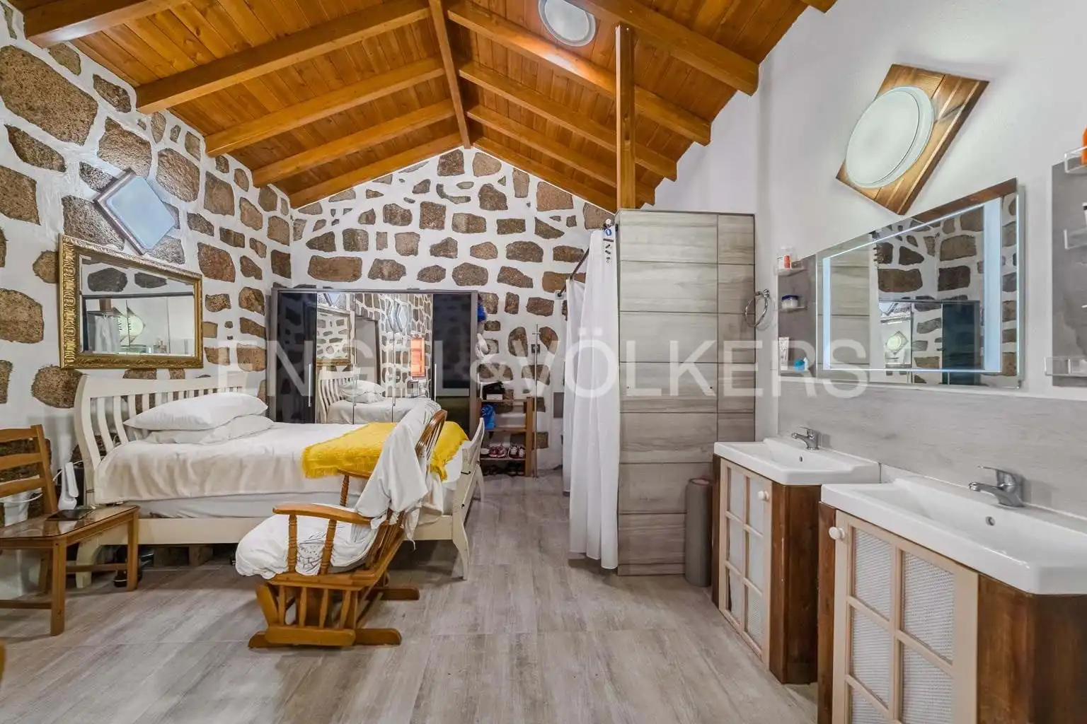 Bedroom of Houses for sale in Granadilla de Abona  with Terrace, Swimming Pool and Furnished