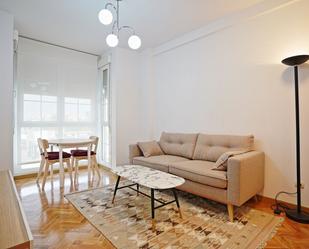 Living room of Apartment to rent in  Madrid Capital  with Air Conditioner, Heating and Private garden