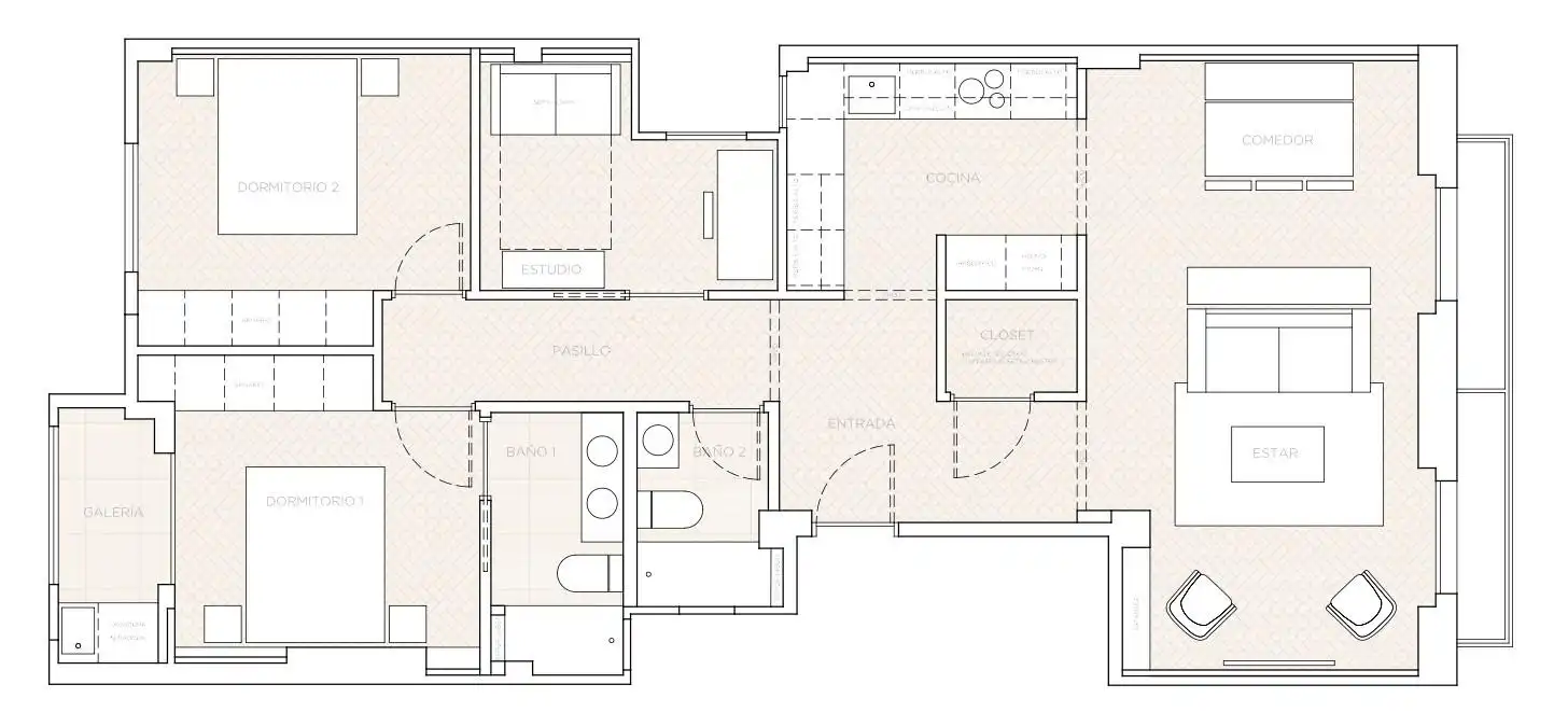 Wohnung zur Miete in Valencia, Valencia