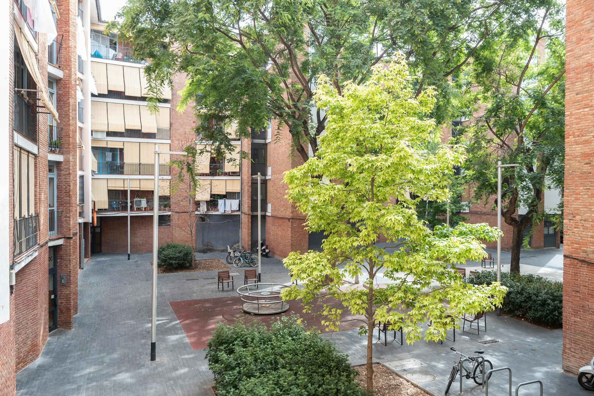 Vista exterior de Pis de lloguer en  Barcelona Capital amb Aire condicionat, Calefacció i Moblat