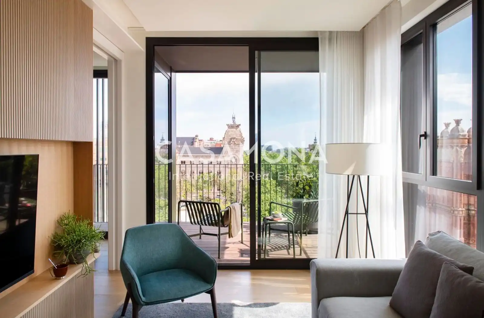 Habitación de Apartamento de alquiler en Barcelona con Aire acondicionado, Terraza y Internet