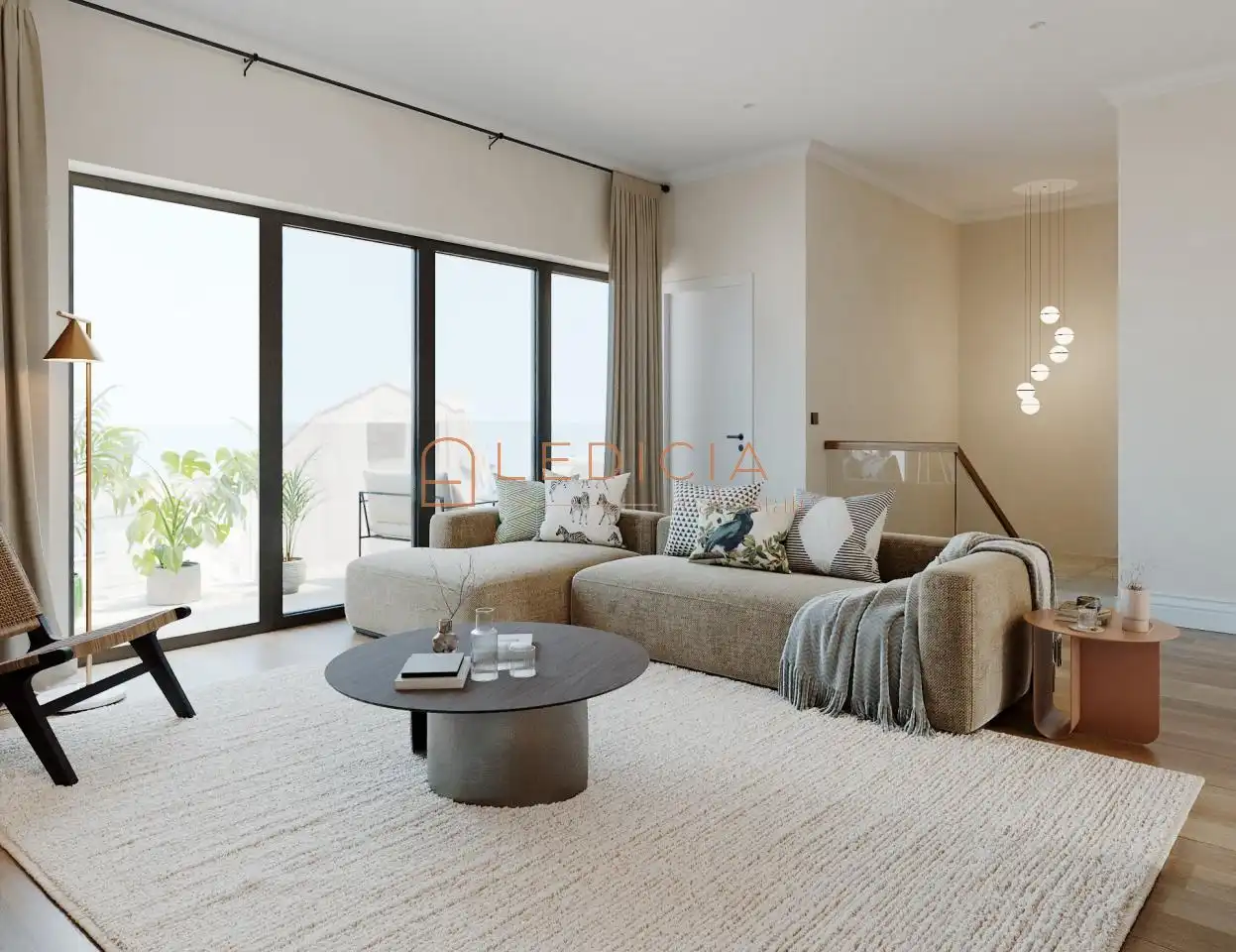 Wohnzimmer von Maisonette zum Verkauf in Vigo  mit Klimaanlage, Heizung und Terrasse