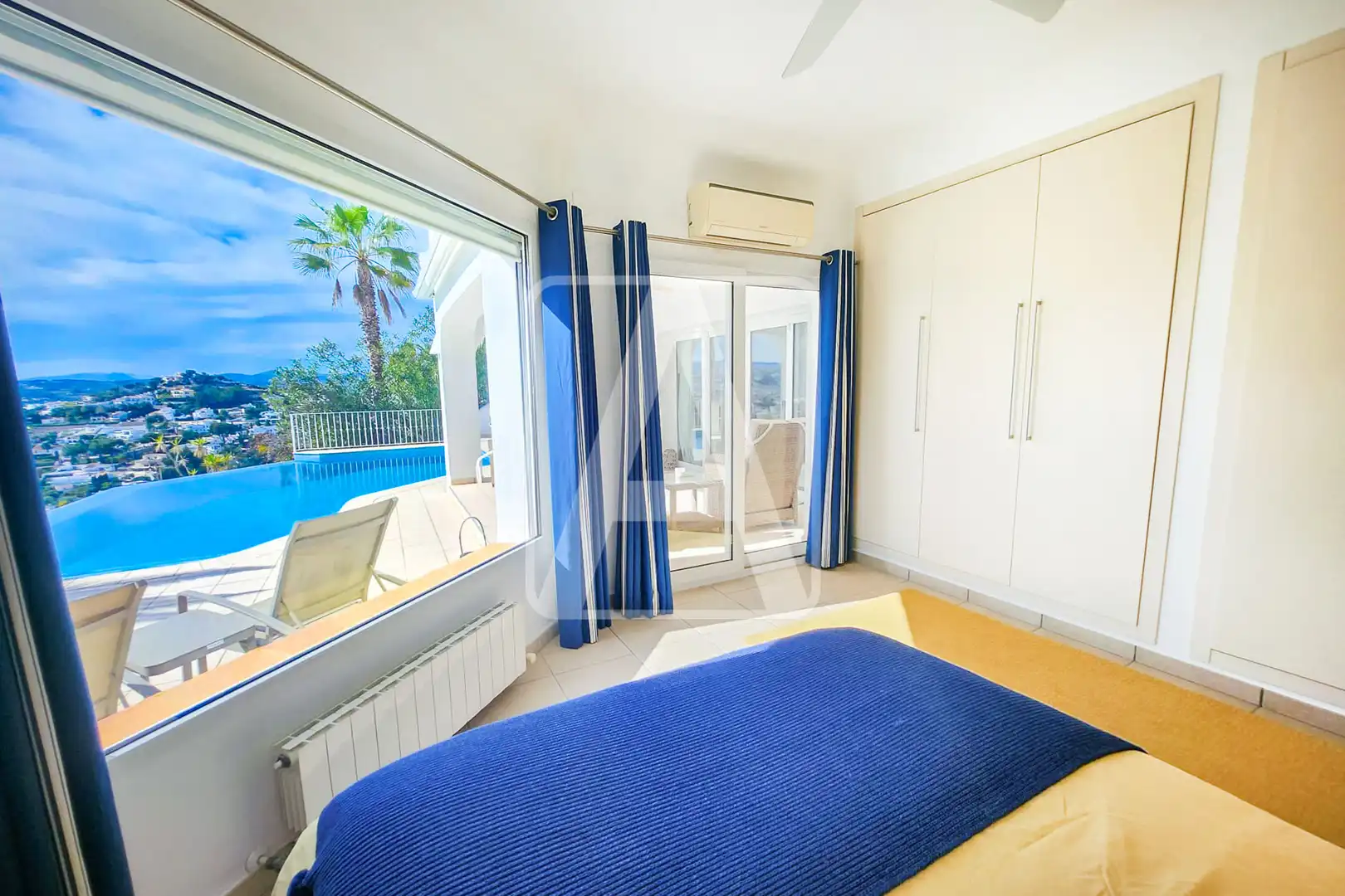 Bedroom of Houses for sale in Moraira  with Air Conditioner, Heating and Private garden