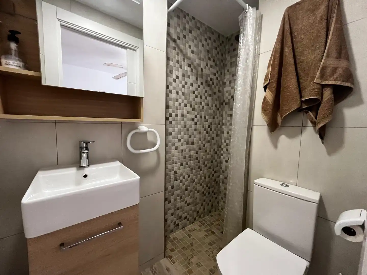 Bathroom of Flat for sale in La Manga del Mar Menor  with Air Conditioner, Private garden and Furnished