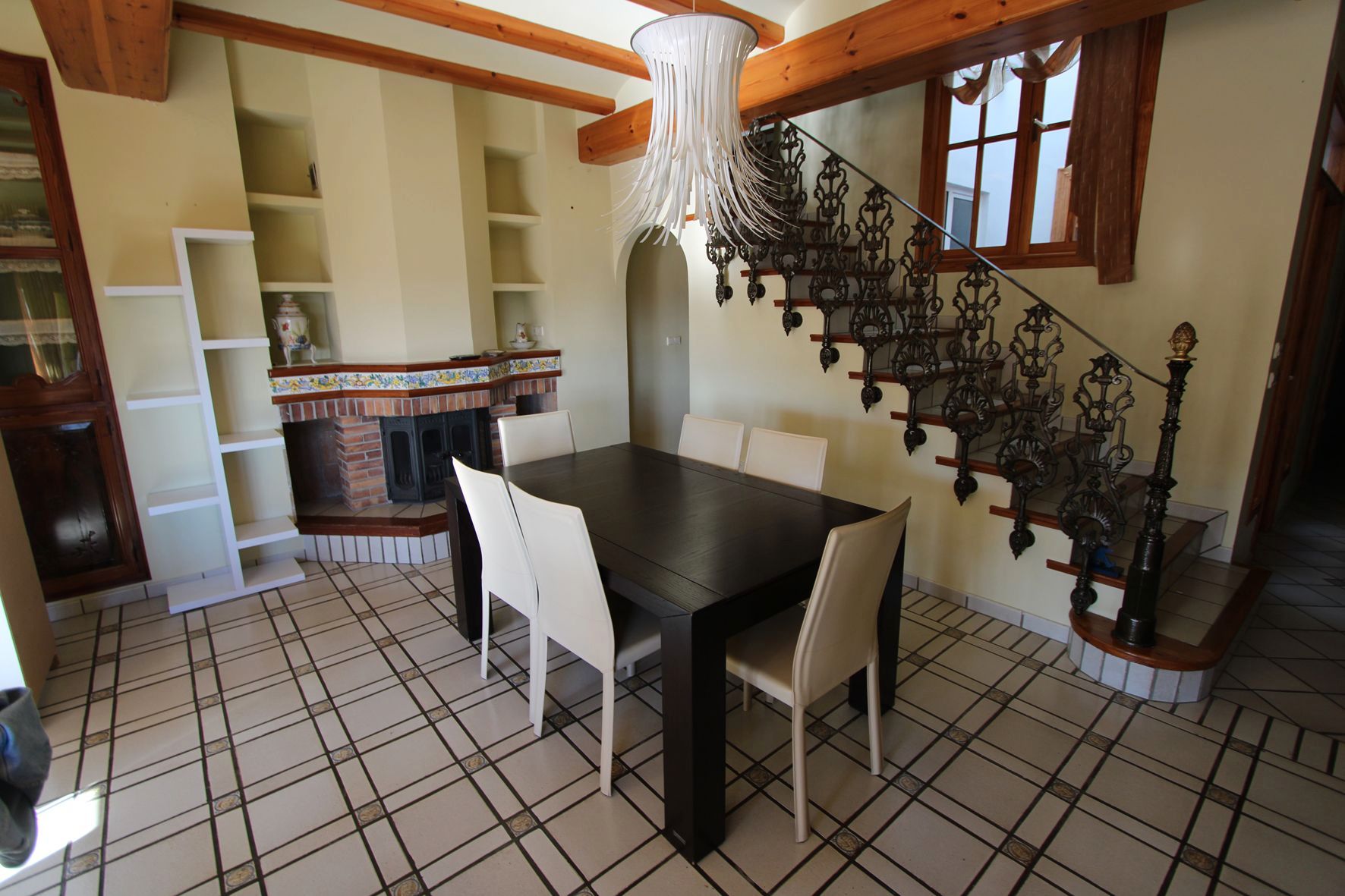 Esszimmer von Country house zum verkauf in La Vall de Laguar mit Klimaanlage, Privatgarten und Terrasse