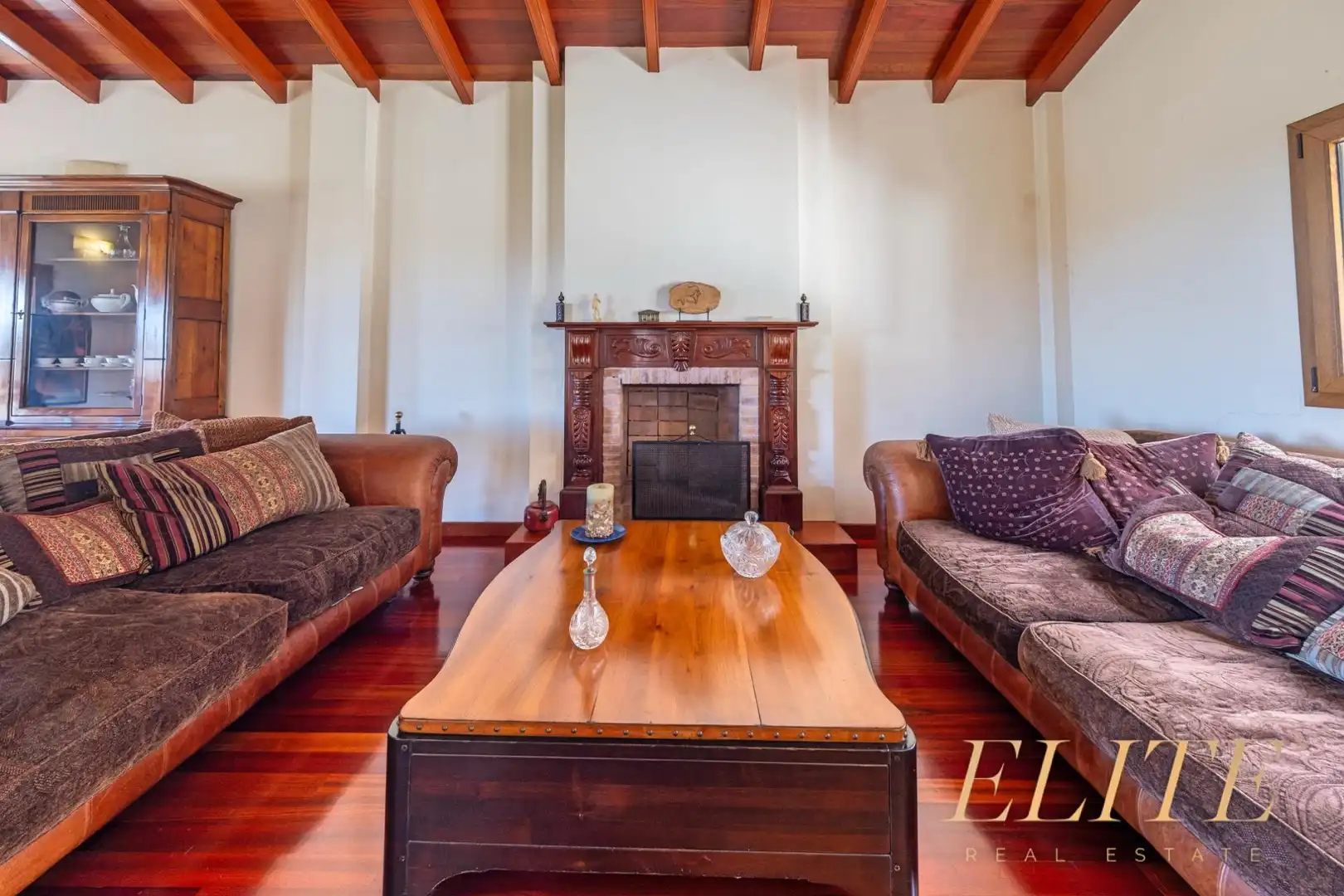 Sala d'estar de Casa o xalet en venda en Santa Brígida amb Calefacció, Jardí privat i Terrassa