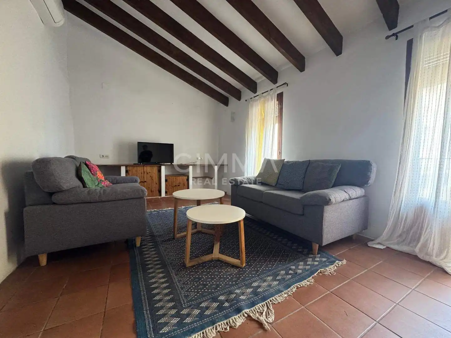 Sala de estar de Finca rústica en venta en La Nucia