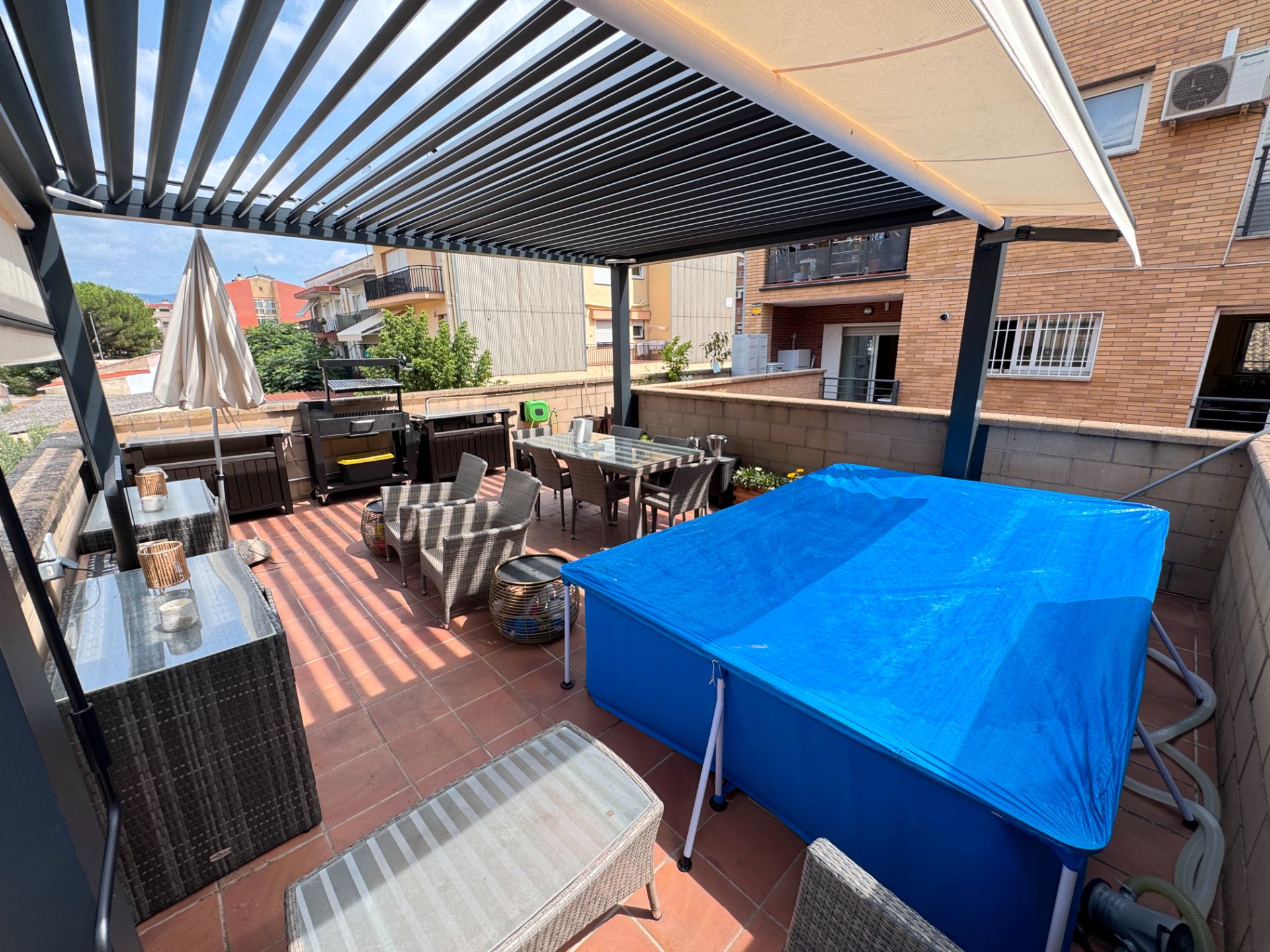 Terrace of Flat for sale in Cardedeu  with Heating, Terrace and Oven